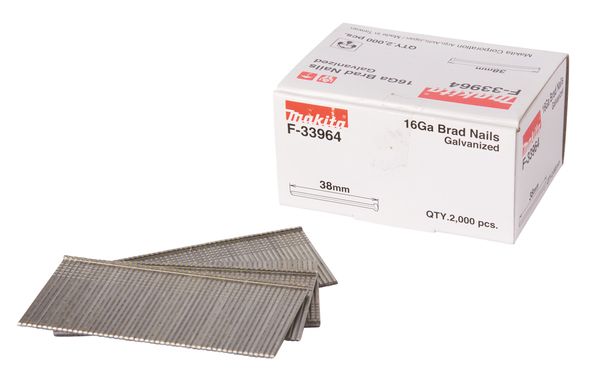 Lankanaulat Makita; 1,6/16gx38mm; 2000 kpl.