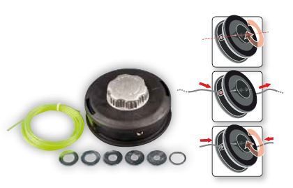 Universaali trimmeripää 6-3851 pensasleikkureille