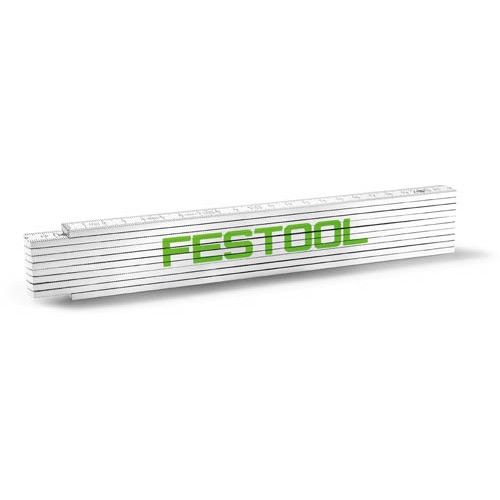 Puinen taitettava viivain Festool; 2 m