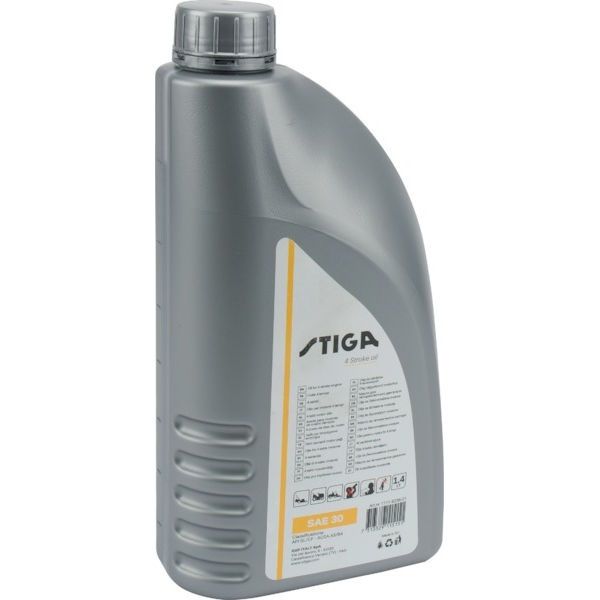 Öljy Stiga 4T; 1,4 l; ruohonleikkurin ja puutarhatraktorin moottori
