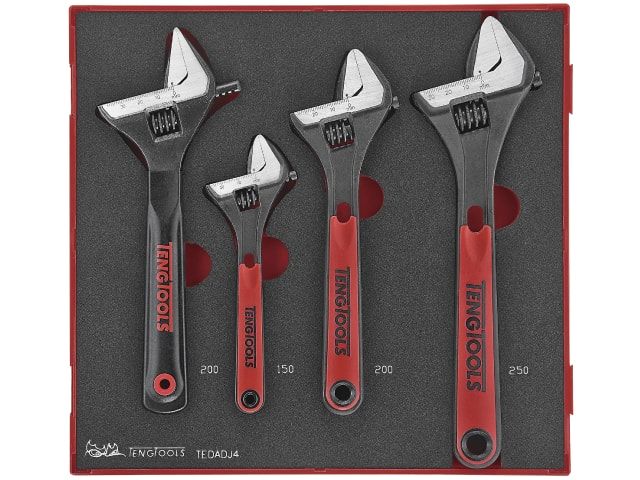Jakoavain Teng Tools TEDADJ4; EVA; 4 kpl. - 238310106 - Käsityökalut