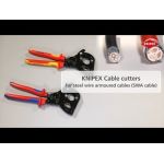 KNIPEX Cable Cutters for steel wire armoured cable (SWA cable)
