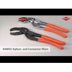 KNIPEX Siphon- and Connector Pliers for traps, tube fittings and connectors